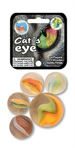 Cat's Eye Pattern Marbles